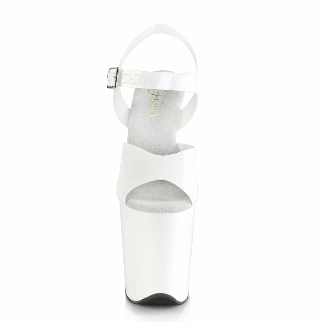 Pleaser FLAMINGO-808N - Wht (Jelly-Like) TPU/Wht 4 Pleaser FLAMINGO-808N - Wht (Jelly-Like) TPU/Wht