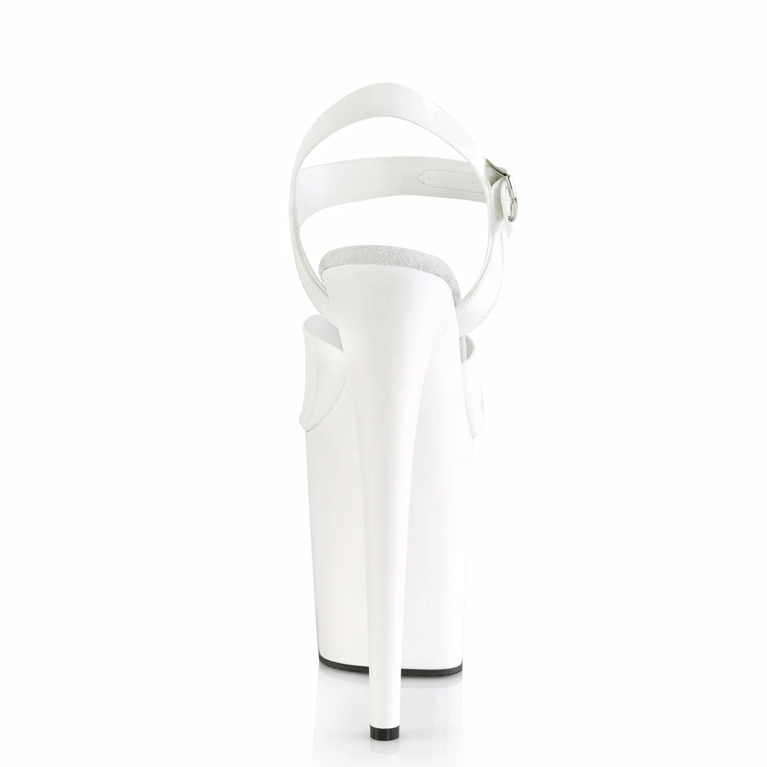 Pleaser FLAMINGO-808N - Wht (Jelly-Like) TPU/Wht 6 Pleaser FLAMINGO-808N - Wht (Jelly-Like) TPU/Wht