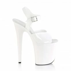 Pleaser FLAMINGO-808N - Wht (Jelly-Like) TPU/Wht 11 Pleaser FLAMINGO-808N - Wht (Jelly-Like) TPU/Wht