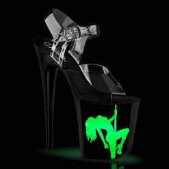 Pleaser FLAMINGO-808NLSG - Clr/Blk-Multi Exotic Dancing