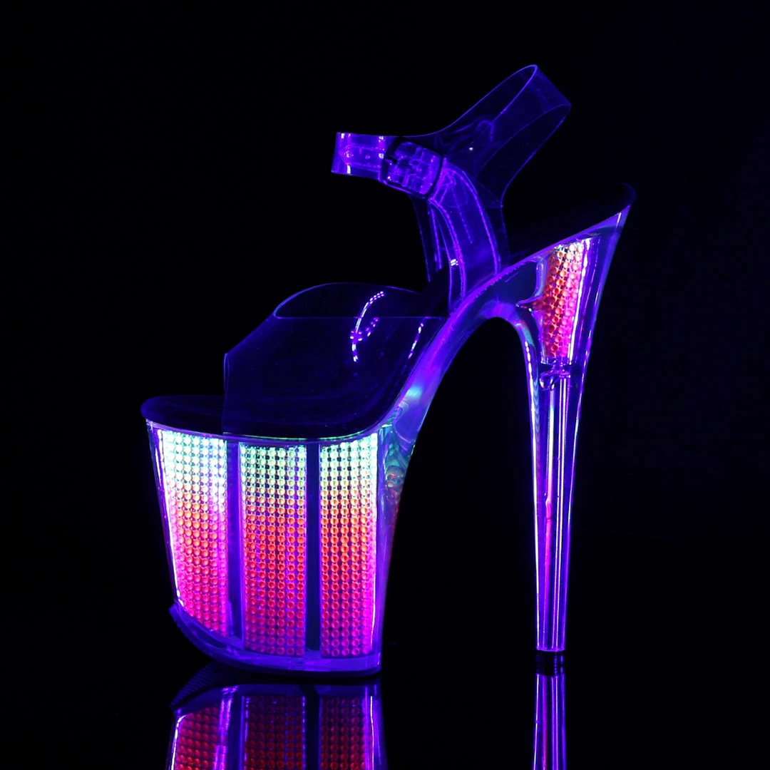 Pleaser Exotic Dancing FLAMINGO-808SRS - Clr/Neon Multi SRS 5 Pleaser Exotic Dancing FLAMINGO-808SRS - Clr/Neon Multi SRS