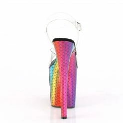 Pleaser Exotic Dancing FLAMINGO-808WR - Clr/Laser Rainbow Hologram Wrapped 10 Pleaser Exotic Dancing FLAMINGO-808WR - Clr/Laser Rainbow Hologram Wrapped