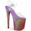 Pleaser FLAMINGO-808WR - Clr/Purple Hologram Wrapped Exotic Dancing 1 Pleaser FLAMINGO-808WR - Clr/Purple Hologram Wrapped Exotic Dancing
