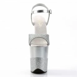 Pleaser FLAMINGO-809-2G - Slv Gltr/Slv-Gltr Exotic Dancing