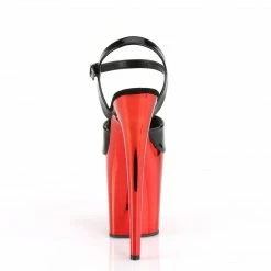Pleaser FLAMINGO-809 - Blk Pat/Red Chrome