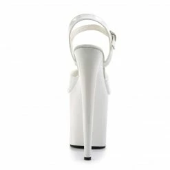 Pleaser Exotic Dancing FLAMINGO-809 - Wht Pat/Wht