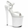 Pleaser Exotic Dancing FLAMINGO-809 - Wht Pat/Wht
