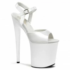 Pleaser Exotic Dancing FLAMINGO-809 - Wht Pat/Wht
