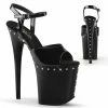 Pleaser Exotic Dancing FLAMINGO-809ABLS - Blk Pat/Blk