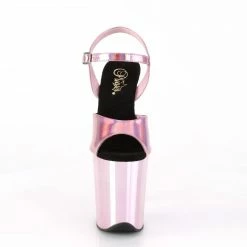 Pleaser FLAMINGO-809HG - B. Pink Hologram/B. Pink Chrome Exotic Dancing