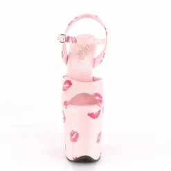 Pleaser FLAMINGO-809KISSES - B. Pink Faux Leather/B. Pink Faux Leather Exotic Dancing