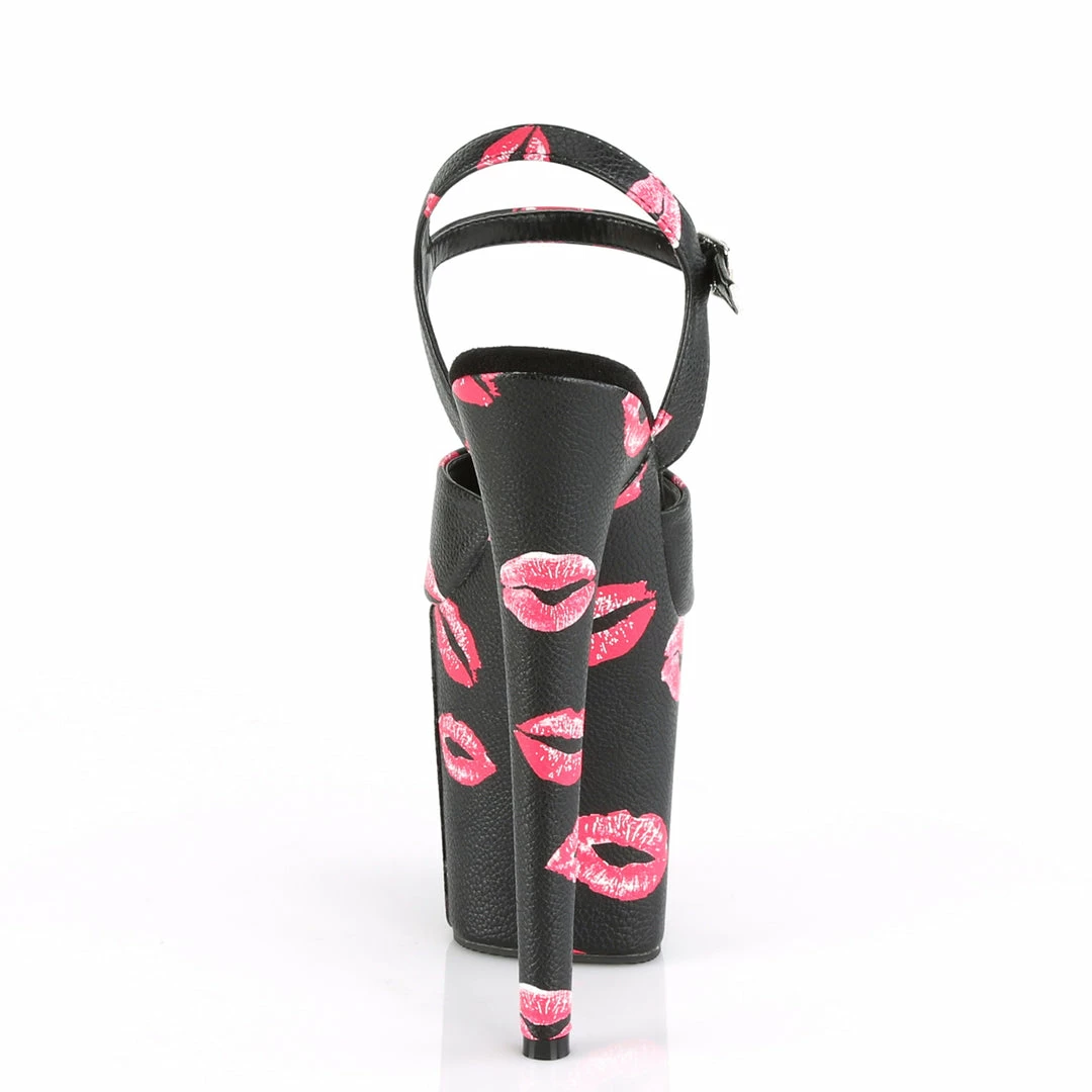 Pleaser Exotic Dancing FLAMINGO-809KISSES - Blk Faux Leather/Blk Faux Leather 6 Pleaser Exotic Dancing FLAMINGO-809KISSES - Blk Faux Leather/Blk Faux Leather