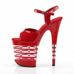 Pleaser Exotic Dancing FLAMINGO-809LN - Red Pat/Red 9 Pleaser Exotic Dancing FLAMINGO-809LN - Red Pat/Red