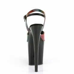 Pleaser FLAMINGO-809RBDT - Rainbow Hologram/Blk