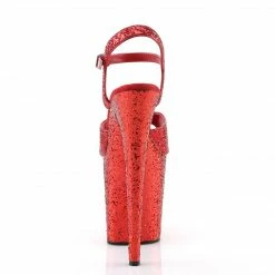 Pleaser Exotic Dancing FLAMINGO-810LG - Red Gltr/Red Gltr
