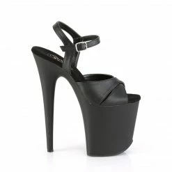 Pleaser FLAMINGO-816 - Blk Faux Leather/Blk Matte Exotic Dancing 11 Pleaser FLAMINGO-816 - Blk Faux Leather/Blk Matte Exotic Dancing