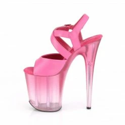 Pleaser FLAMINGO-822T - Fuchsia Faux Leather/Faded Fuchsia