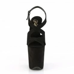 Pleaser Exotic Dancing FLAMINGO-831FS - Blk Faux Suede/Blk Faux Suede
