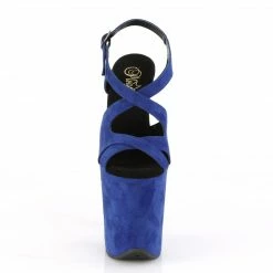 Pleaser FLAMINGO-831FS - Royal Blue Faux Suede/Royal Blue Faux Suede Exotic Dancing