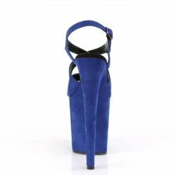 Pleaser FLAMINGO-831FS - Royal Blue Faux Suede/Royal Blue Faux Suede Exotic Dancing