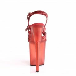 Pleaser Exotic Dancing FLAMINGO-874 - Red Glitter/Frosted Red 10 Pleaser Exotic Dancing FLAMINGO-874 - Red Glitter/Frosted Red