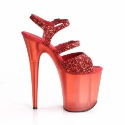 Pleaser Exotic Dancing FLAMINGO-874 - Red Glitter/Frosted Red 11 Pleaser Exotic Dancing FLAMINGO-874 - Red Glitter/Frosted Red