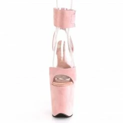 Pleaser FLAMINGO-891 - Pink Faux Suede/Pink Faux Suede