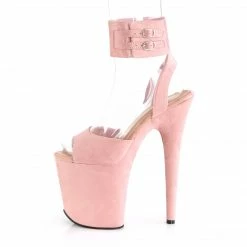 Pleaser FLAMINGO-891 - Pink Faux Suede/Pink Faux Suede 9 Pleaser FLAMINGO-891 - Pink Faux Suede/Pink Faux Suede