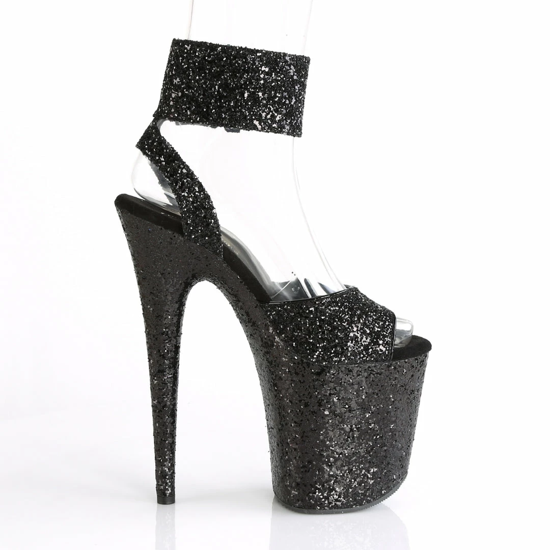 Pleaser FLAMINGO-891LG - Blk Glitter/Blk Glitter Exotic Dancing 7 Pleaser FLAMINGO-891LG - Blk Glitter/Blk Glitter Exotic Dancing