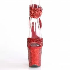 Pleaser FLAMINGO-891LG - Red Glitter/Red Glitter Exotic Dancing