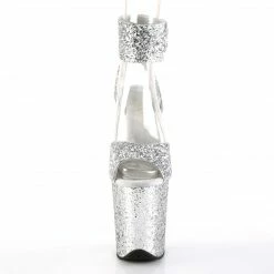 Pleaser FLAMINGO-891LG - Slv Glitter/Slv Glitter Exotic Dancing