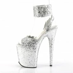 Pleaser FLAMINGO-891LG - Slv Glitter/Slv Glitter Exotic Dancing