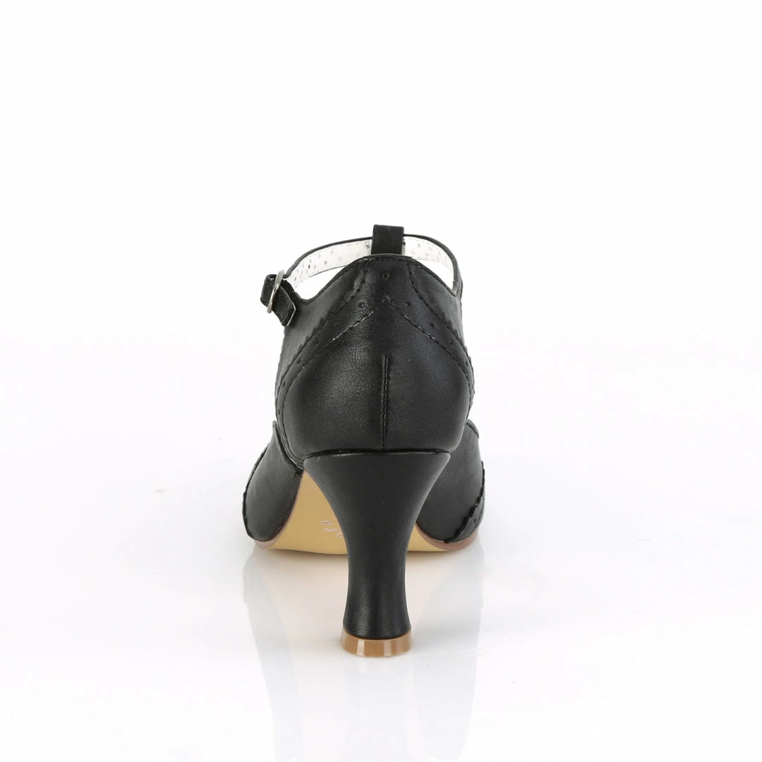 Pin Up Couture FLAPPER-26 - Blk Pu Vintage & Retro 6 Pin Up Couture FLAPPER-26 - Blk Pu Vintage & Retro