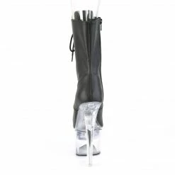 Pleaser FLASHDANCE-1020-7 - Blk Faux Leather/Clr
