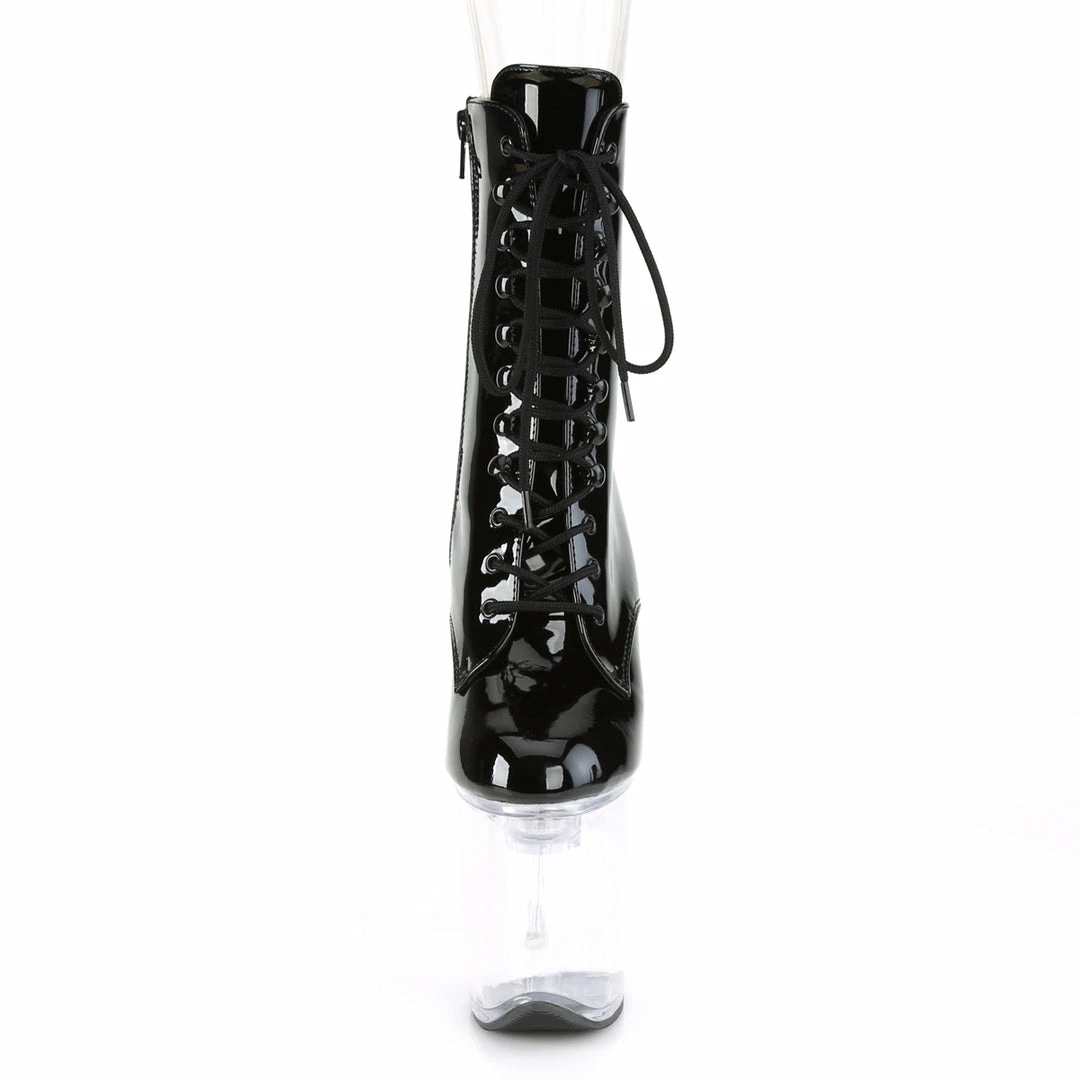 Pleaser FLASHDANCE-1020-8 - Blk Pat/Clr Exotic Dancing 4 Pleaser FLASHDANCE-1020-8 - Blk Pat/Clr Exotic Dancing