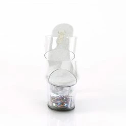 Pleaser FLASHDANCE-702SQ - Clr/Clr-Sequins Inserted