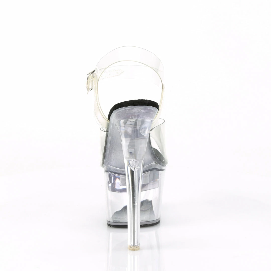 Pleaser FLASHDANCE-708 - Clr-Blk/Clr 6 Pleaser FLASHDANCE-708 - Clr-Blk/Clr