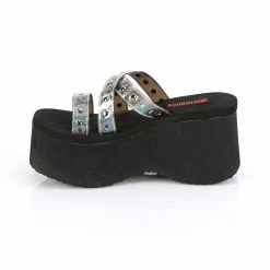 Demonia FUNN-19 - Blk Oil Flick Hologram 9 Demonia FUNN-19 - Blk Oil Flick Hologram