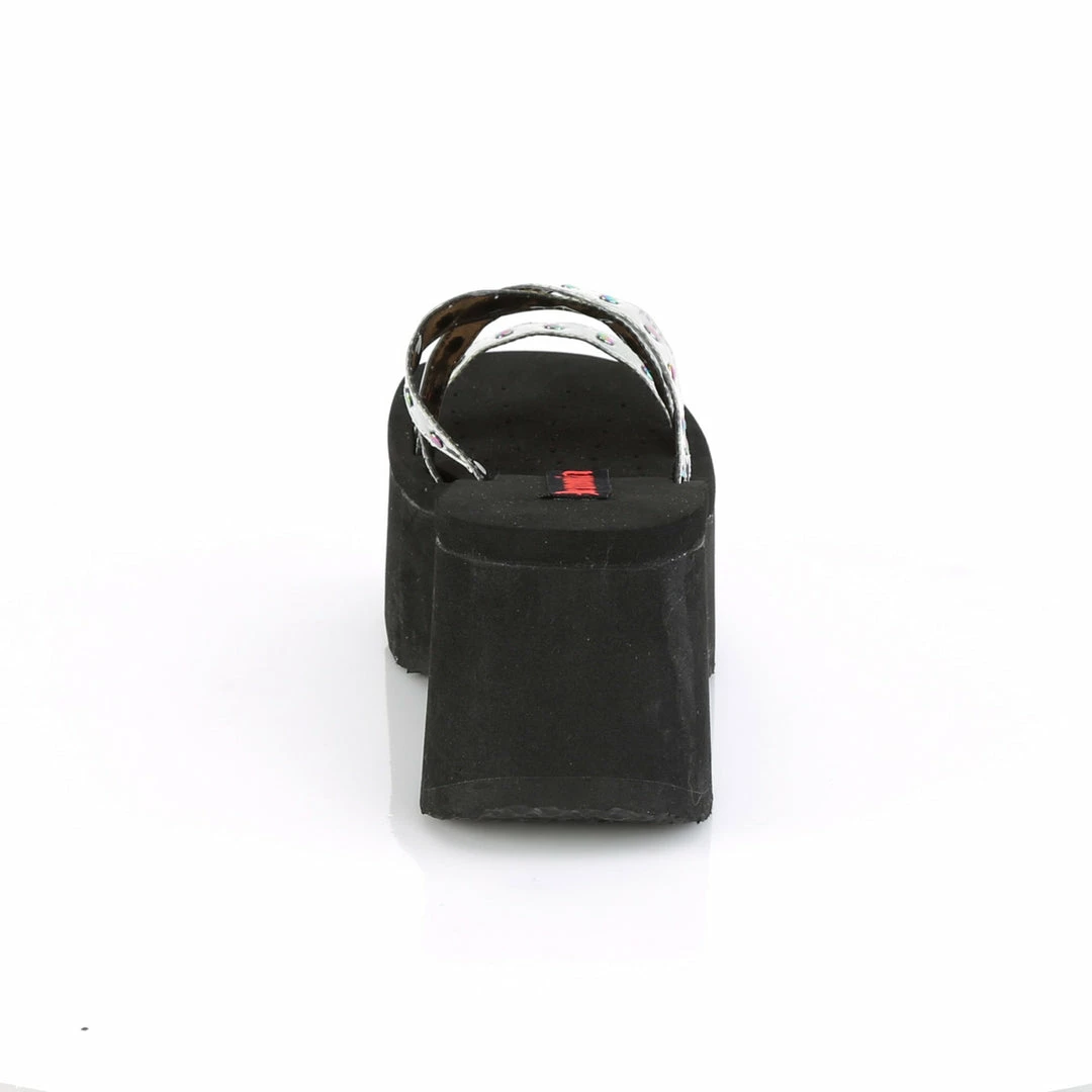 Demonia FUNN-19 - Blk Oil Flick Hologram 6 Demonia FUNN-19 - Blk Oil Flick Hologram