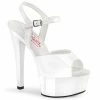 Pleaser GLEAM-609 - Wht Pat/Wht