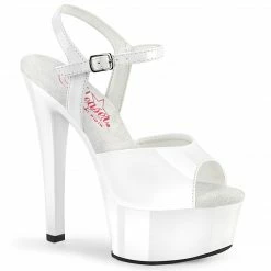 Pleaser GLEAM-609 - Wht Pat/Wht