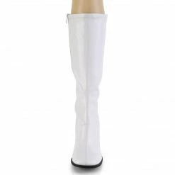 Funtasma GOGO-300-2 - White Str. Faux Leather