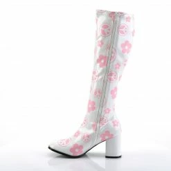 Funtasma Costume & Theme GOGO-300FL - Wht Str Pat