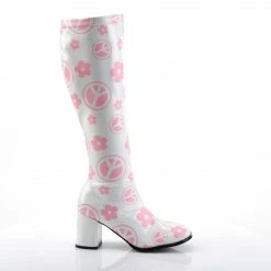 Funtasma Costume & Theme GOGO-300FL - Wht Str Pat