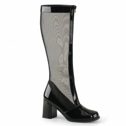 Funtasma GOGO-307 - Blk Str Pat-Mesh Costume & Theme