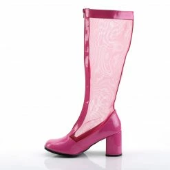 Funtasma GOGO-307 - H.Pink Str Pat-Mesh Costume & Theme 9 Funtasma GOGO-307 - H.Pink Str Pat-Mesh Costume & Theme