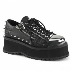 Demonia GRAVEDIGGER-04 - Blk Vegan Leather