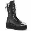 Demonia Punk & Goth GRAVEDIGGER-14 - Blk Vegan Leather 2 Demonia Punk & Goth GRAVEDIGGER-14 - Blk Vegan Leather