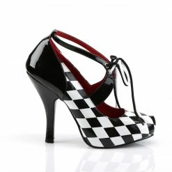 Funtasma HARLEQUIN-03 - Blk-Wht Pat-Checkers Costume & Theme