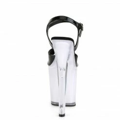 Pleaser ILLUMINATOR-809 - Blk Pat/White Glow